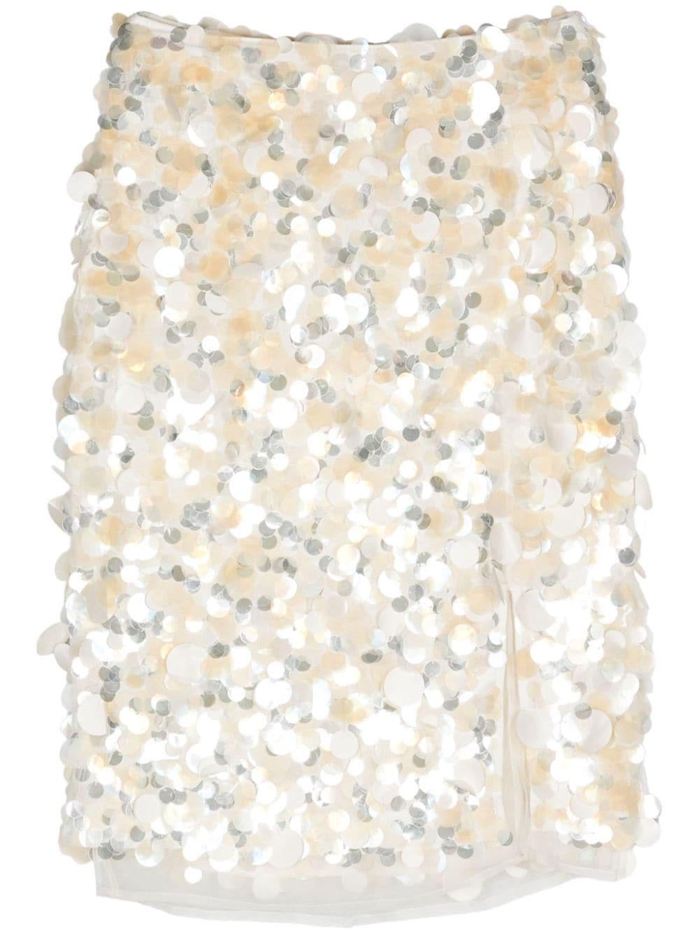 Róhe sequin-embellished midi skirt - Toni neutri