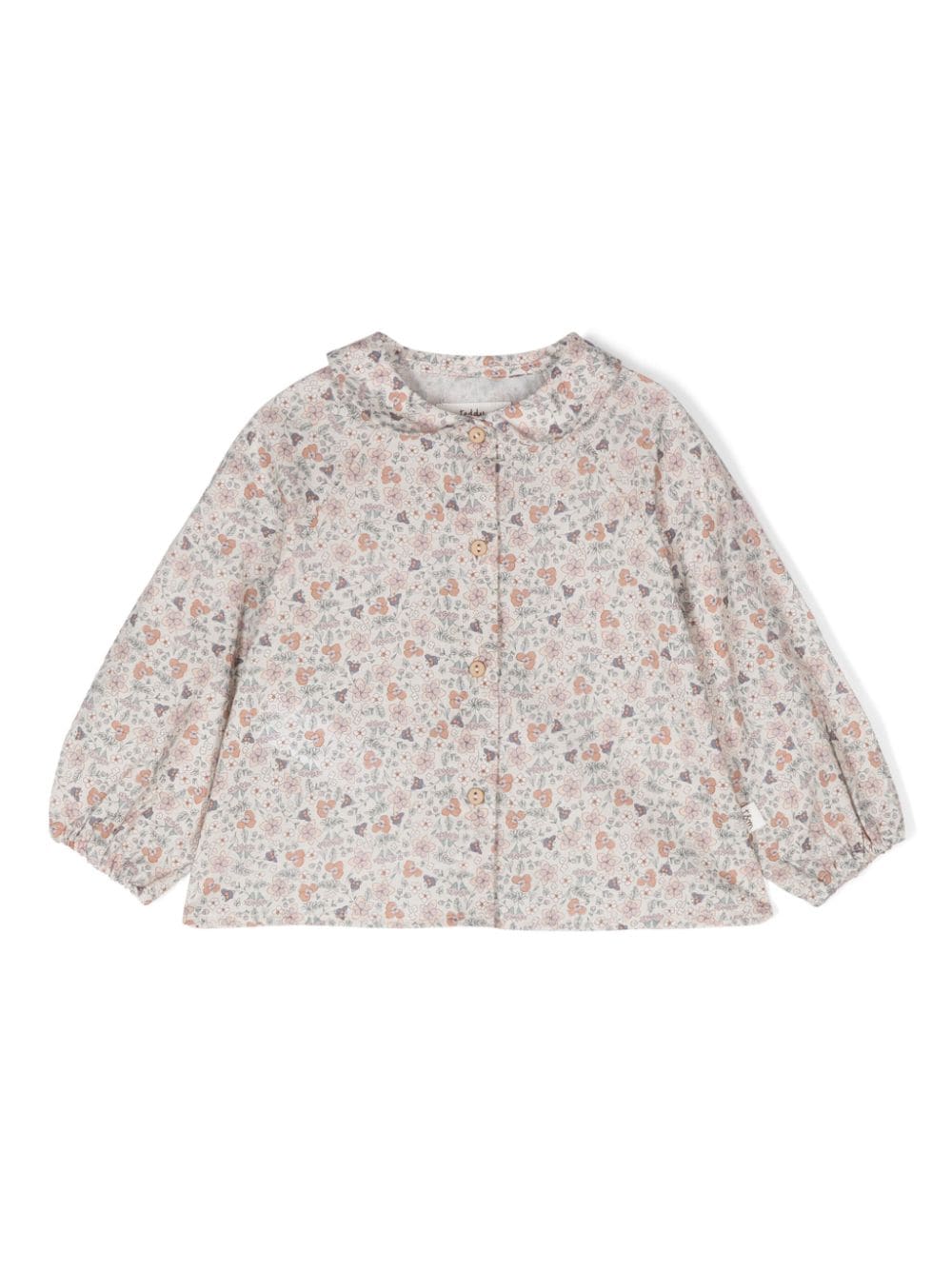 Shop Teddy & Minou Floral-print Shirt In 中性色