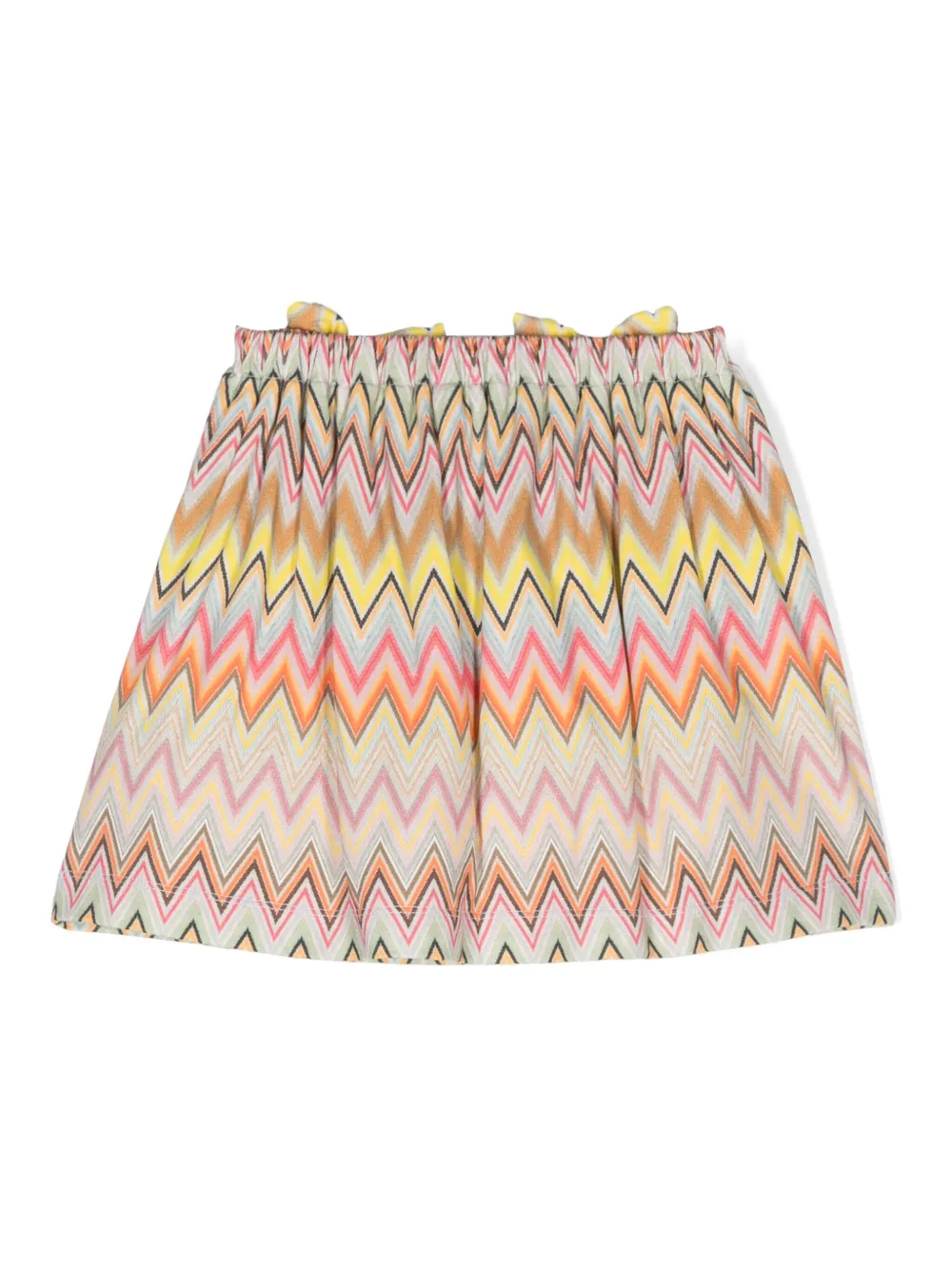 Missoni Kids Rok met zigzag-print - Geel