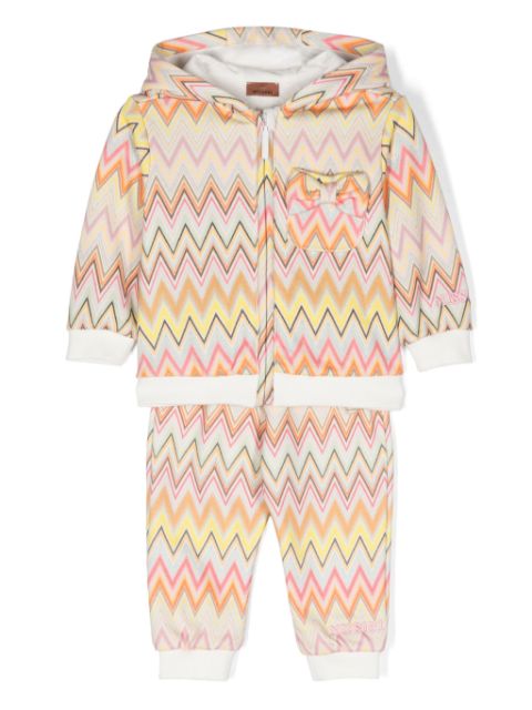 Missoni Kids zigzag-print tracksuit