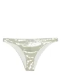 Prada sequinned tulle bikini bottoms - Green