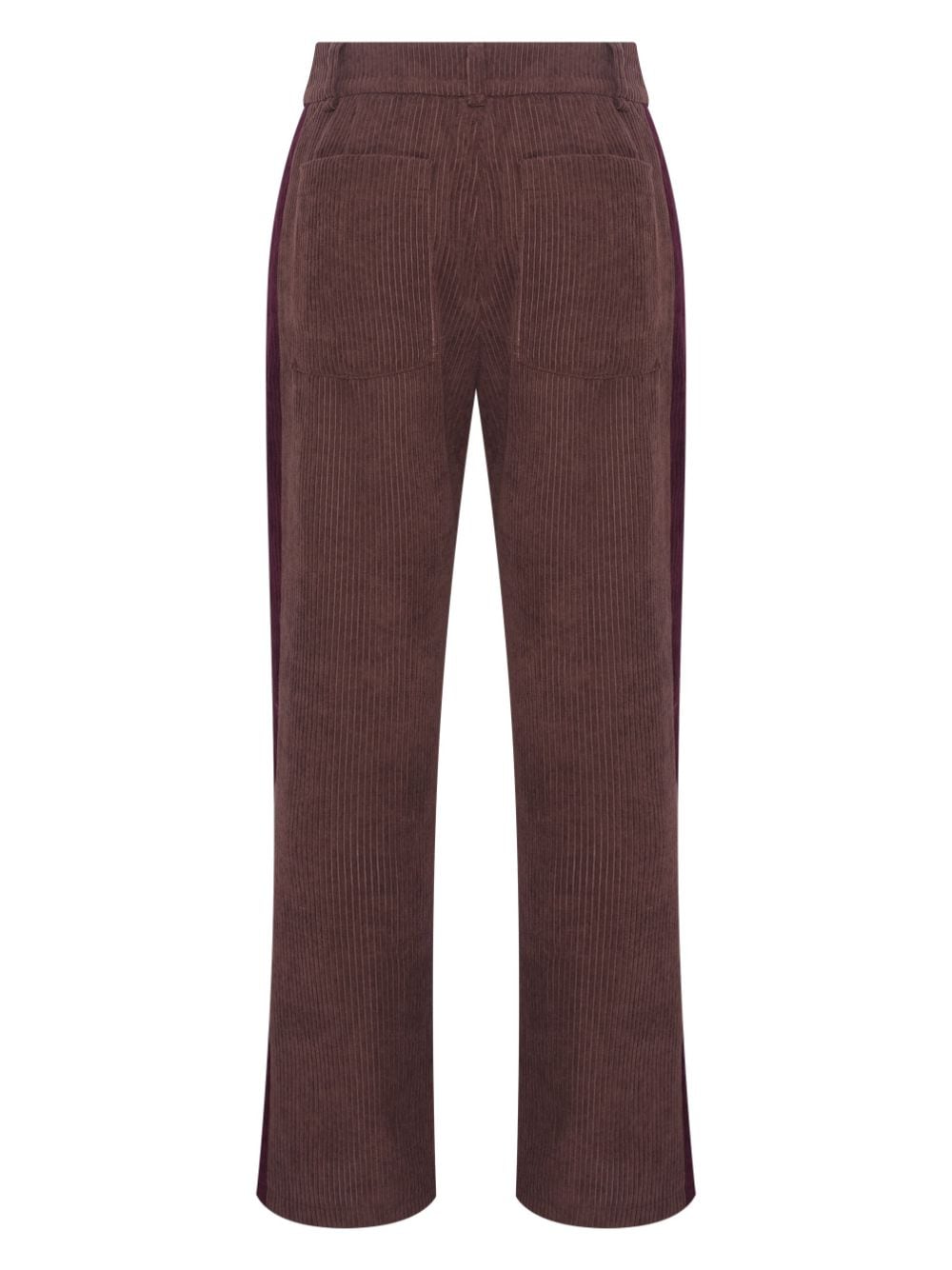 Isolda corduroy straight trousers - Bruin