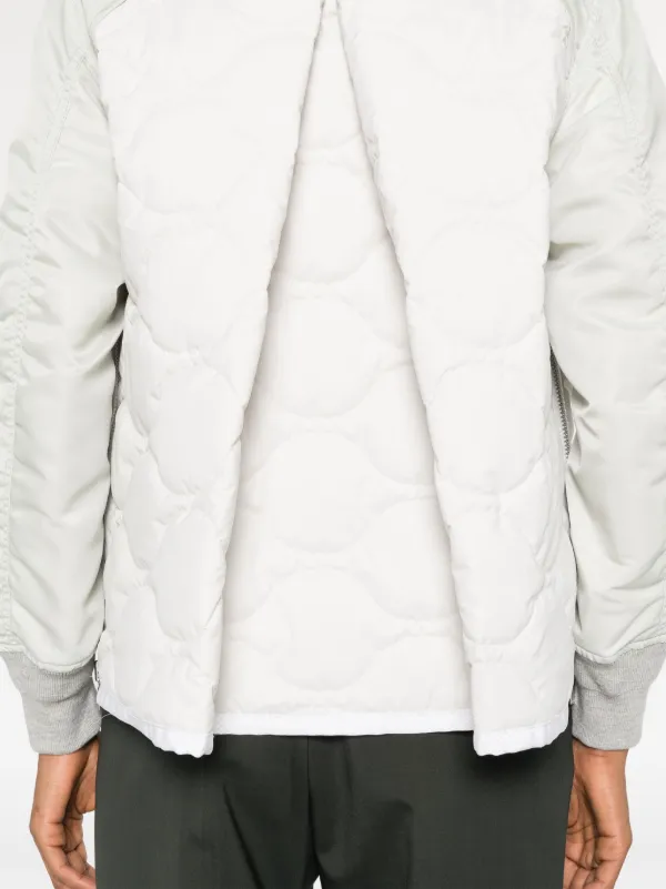 Cotton Gabardine x Wool Melton Coat | sacai Official Store
