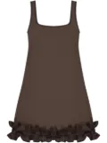 Isolda Cupuaçu mini dress - Brown