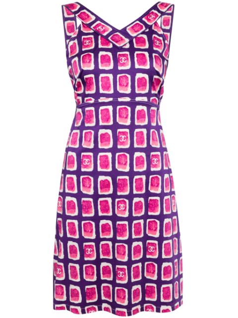 HOT SALE CHANEL 1990-2000s sleeveless dress Women