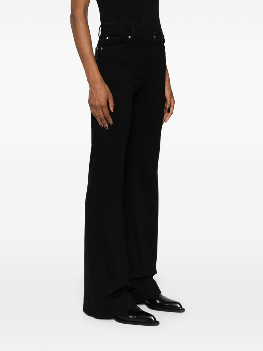 Shop 7 For All Mankind Modern Dojo Jeans In Black