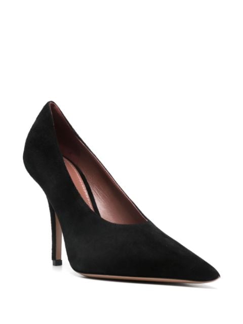 110mm suede pumps