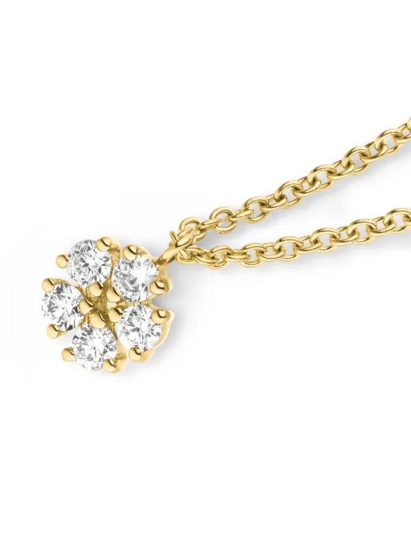 【MEJURI】重ね付けに！ダイアモンドネックレス★14Kゴールド VEYNOU Lily ダイヤモンド ネックレス 14Kイエローゴールド