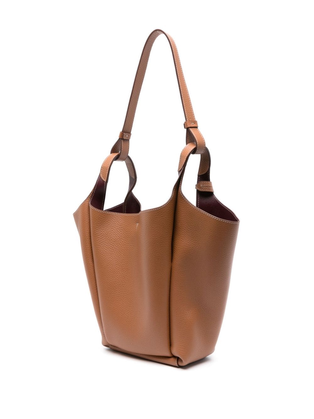 Shop Tod's T Timeless-charm Tote Bag In Brown