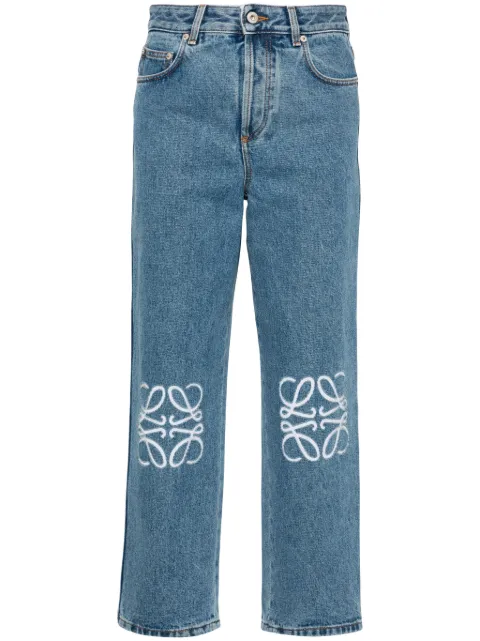 LOEWE Anagram cropped jeans
