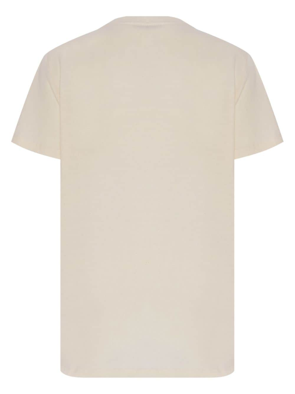 Shop Isolda Vitória-régia T-shirt In White