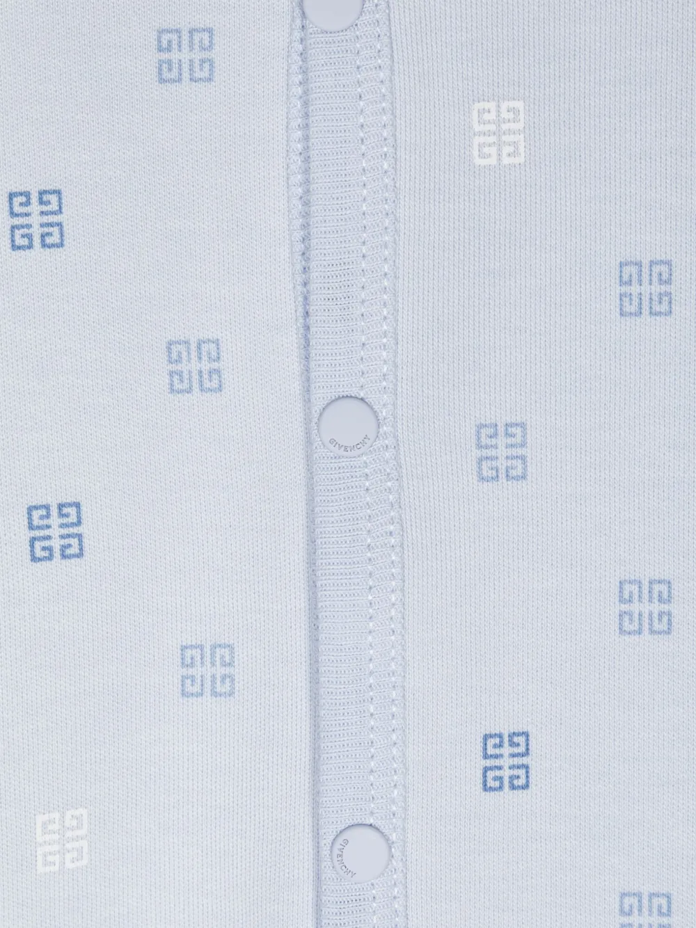 Givenchy Kids Pyjama met 4G-print Blauw