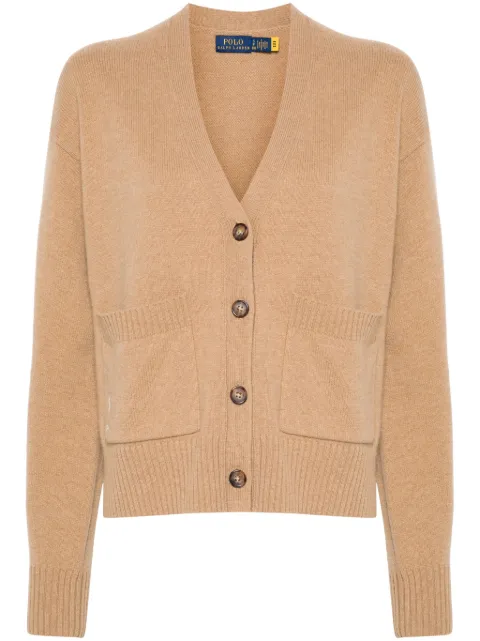 Polo Ralph Lauren embroidered-logo cardigan