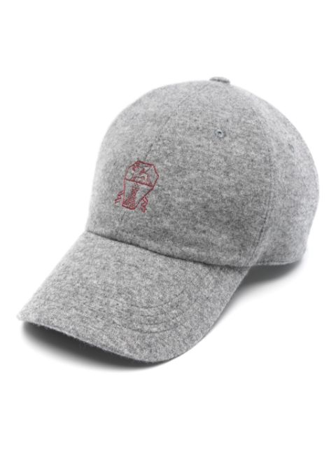 Brunello Cucinelli logo-embroidered baseball cap Men