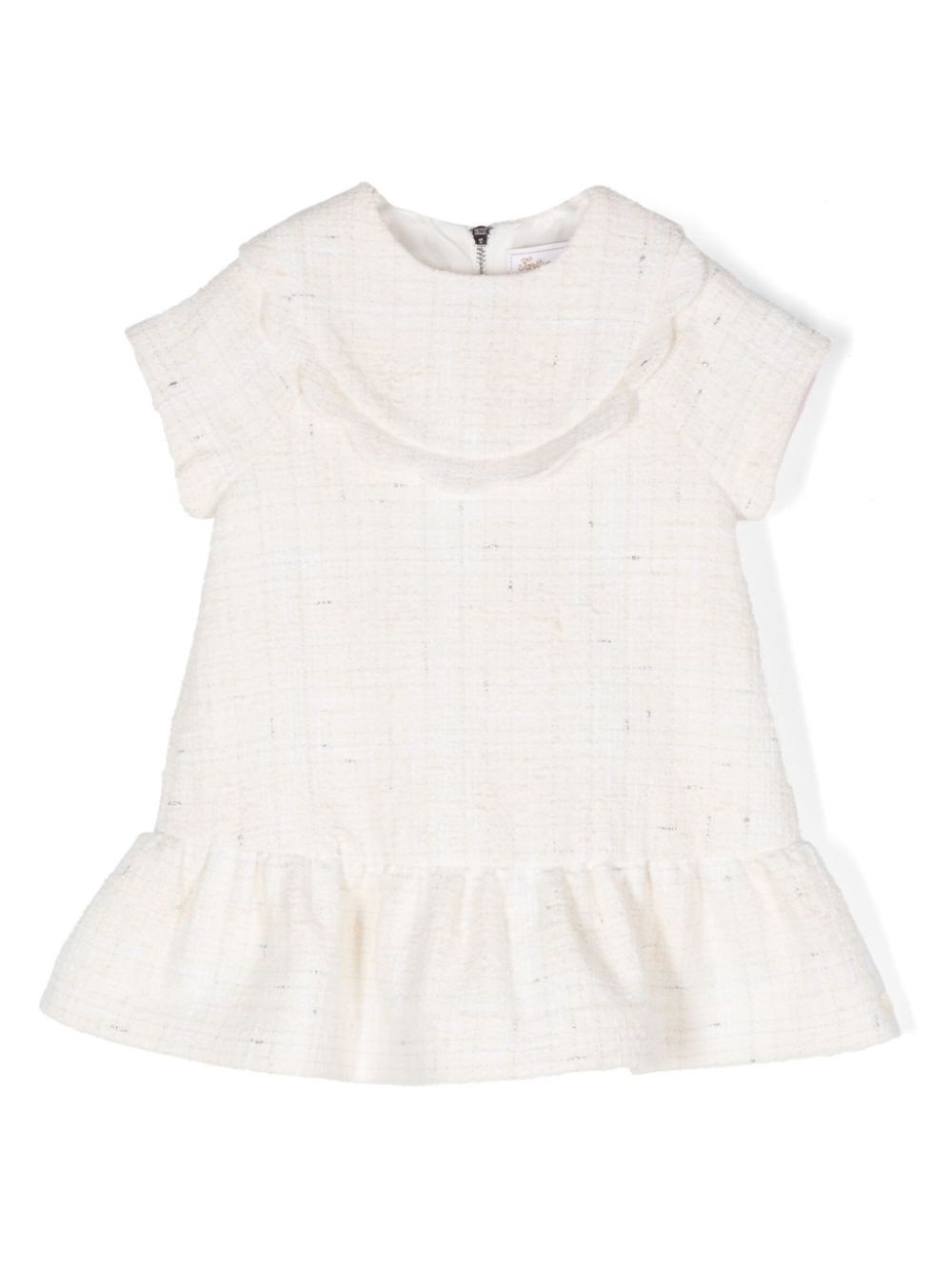 Tartine Et Chocolat tweed dress - White