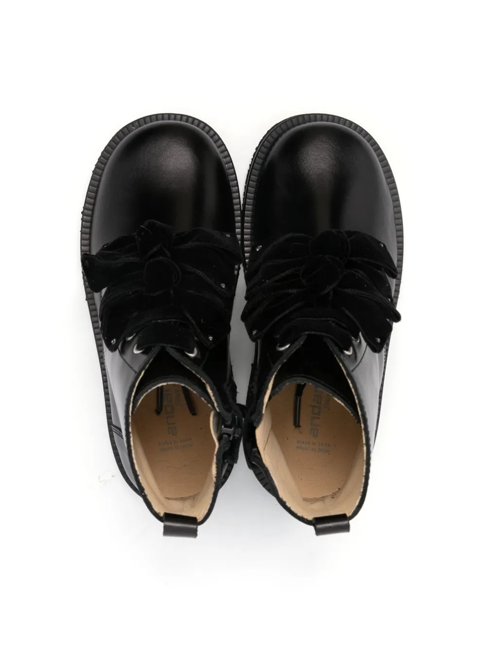 ANDANINES bow-detailing boots Black