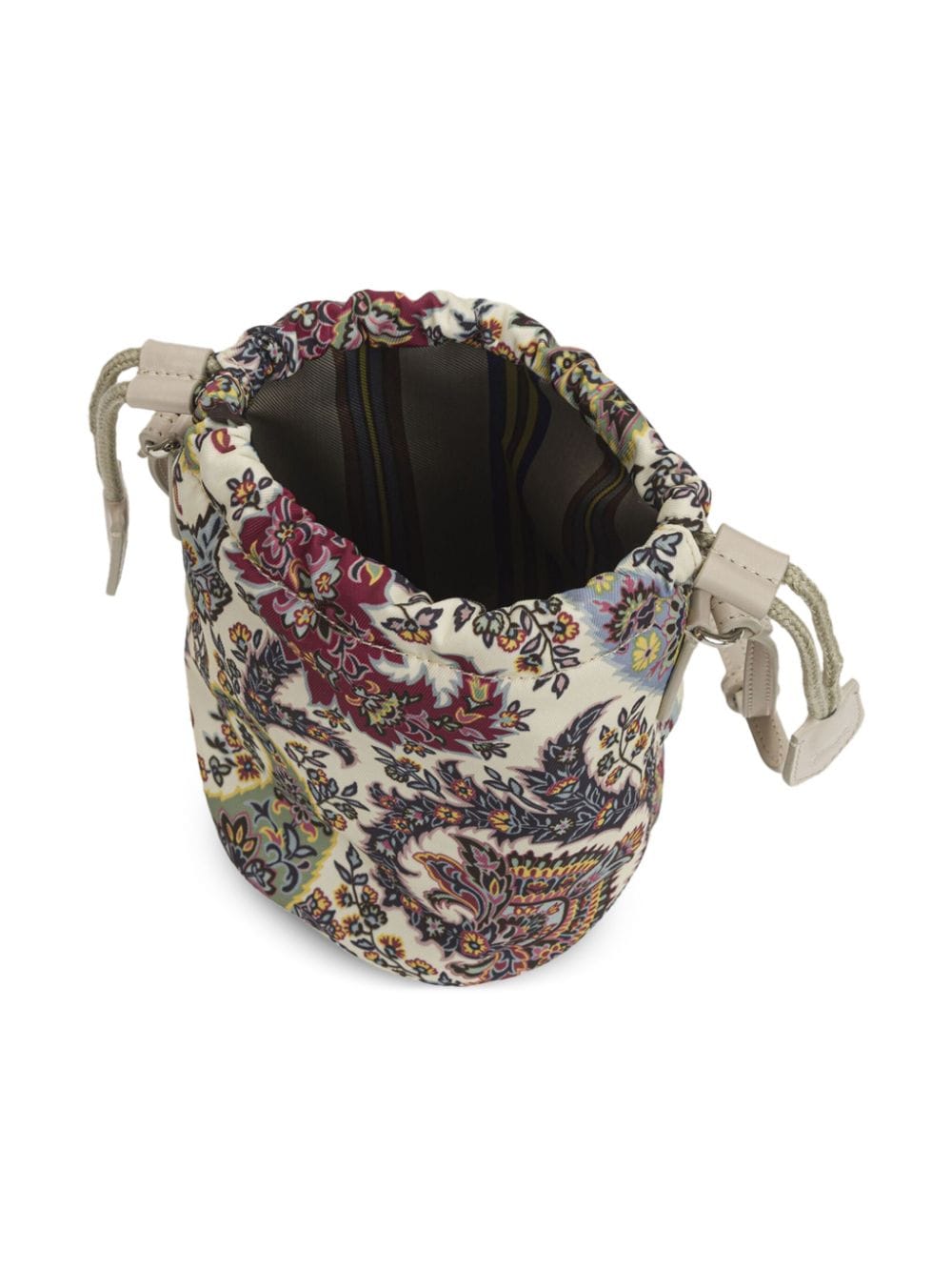 ETRO KIDS Bucket-tas met bloemenprint - Wit