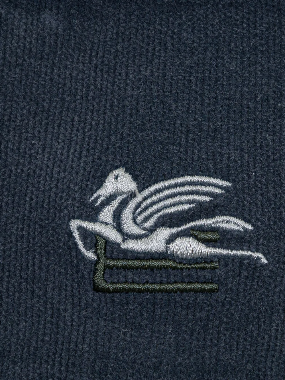 ETRO KIDS Pegaso fluwelen broek Blauw