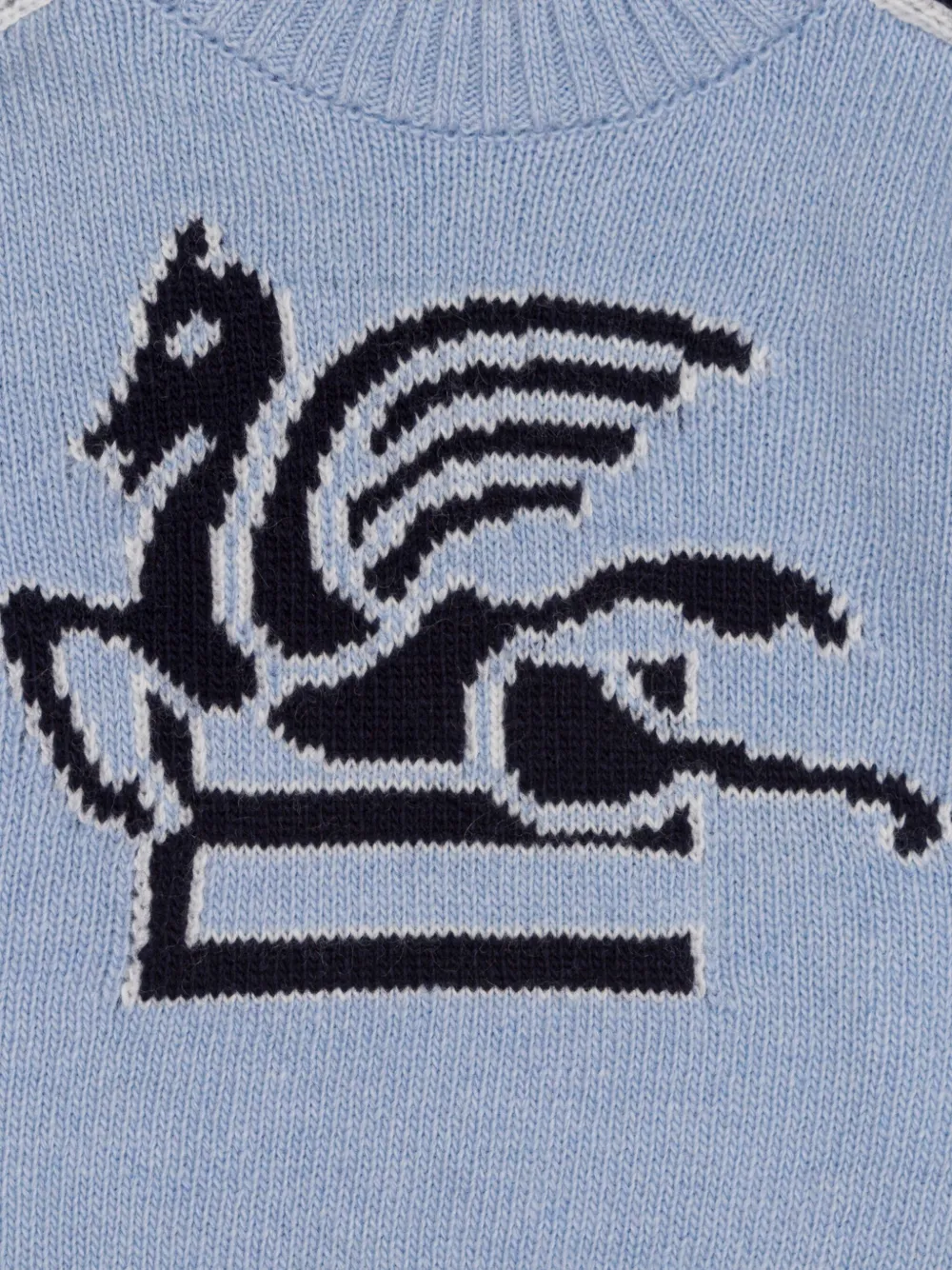 ETRO KIDS Pegaso trui Blauw