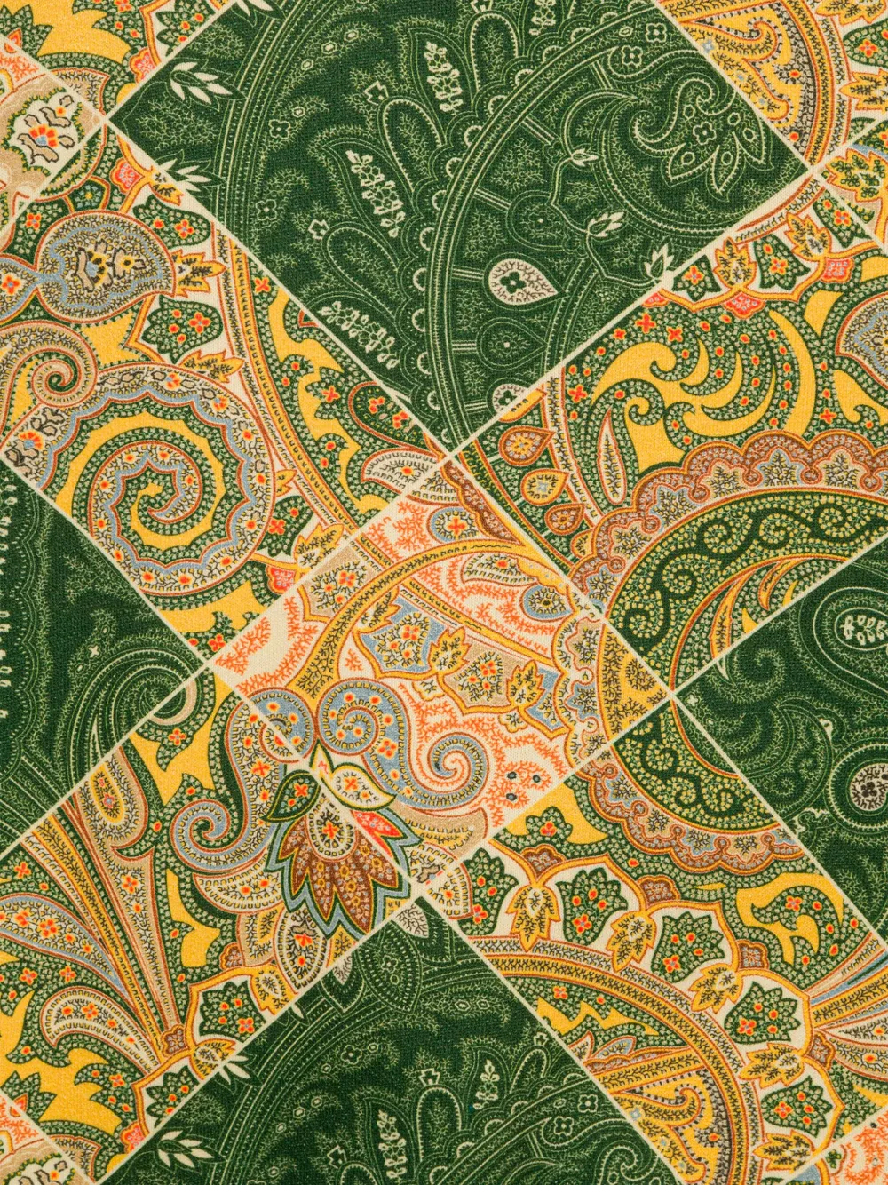 ETRO KIDS Sweater met paisley-print Groen