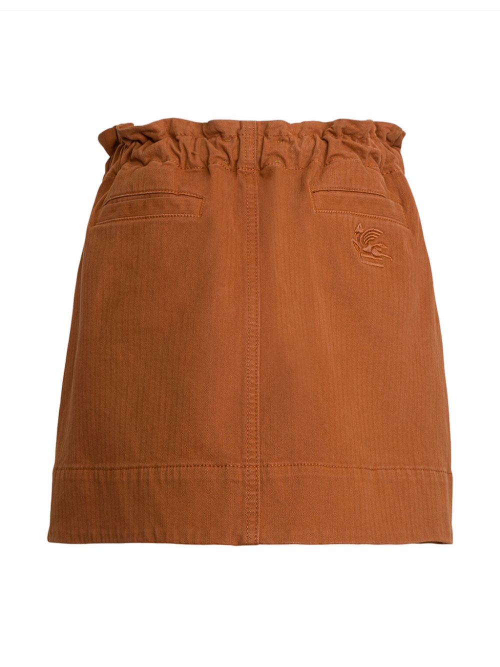 ETRO KIDS Pegaso-embroidered cargo skirt - Bruin