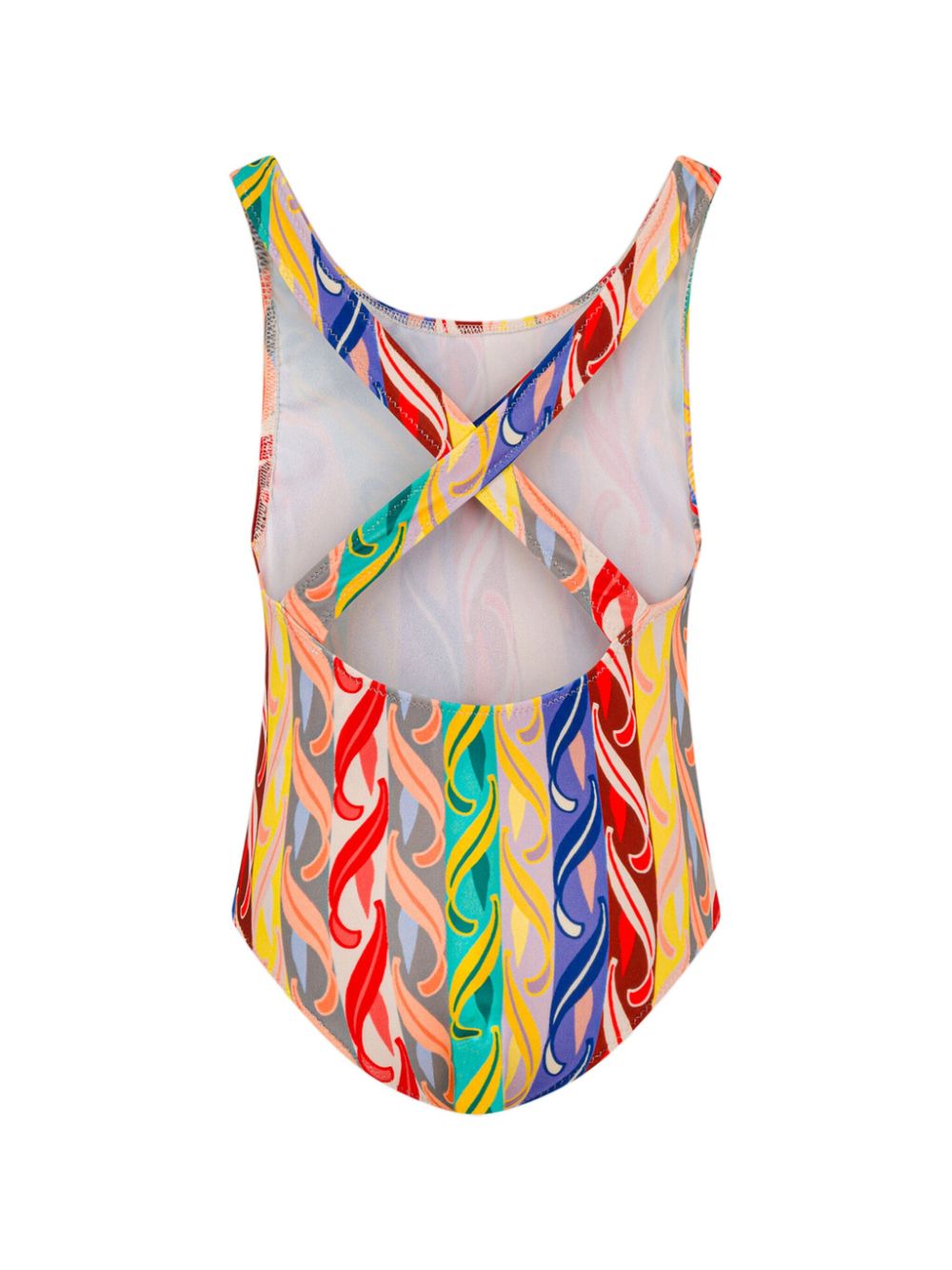 ETRO KIDS striped swimsuit - Blue