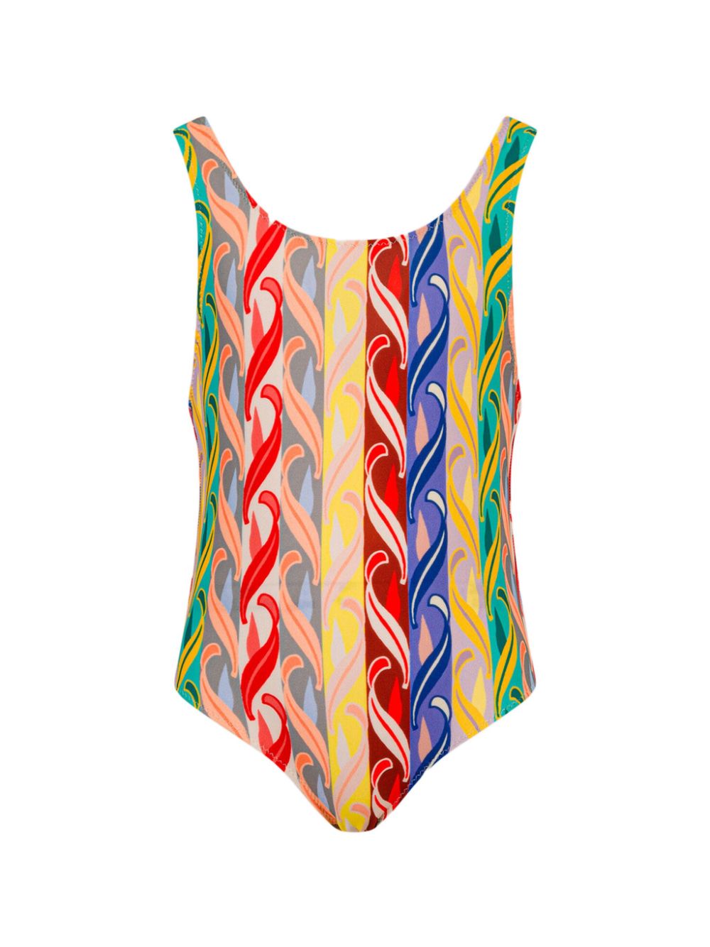 ETRO KIDS striped swimsuit - Blue