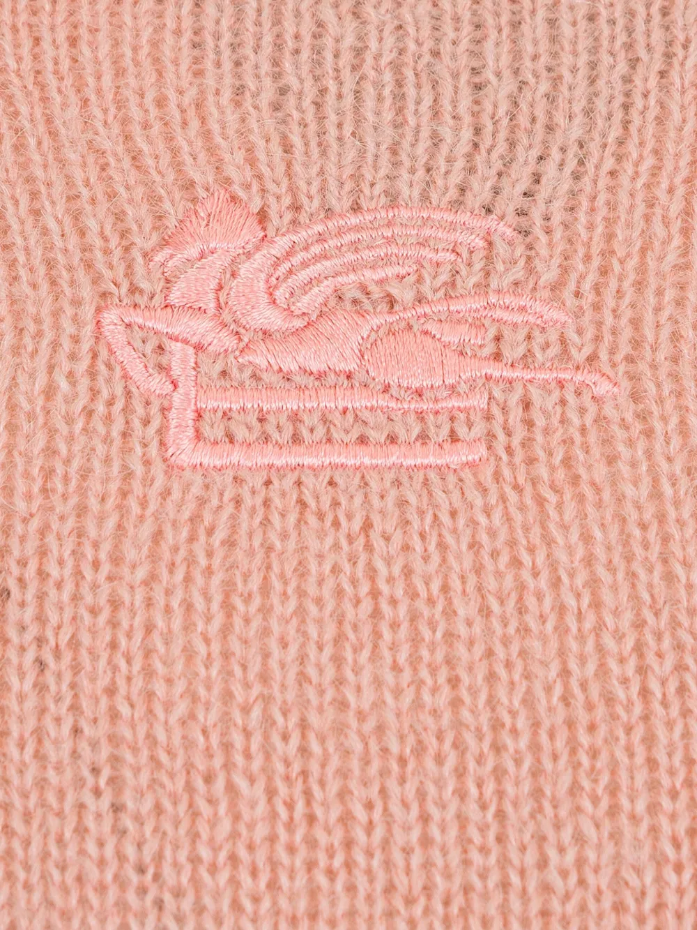 ETRO KIDS Trui met geborduurd logo Roze