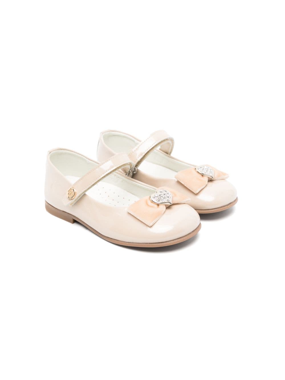 ANDANINES bow-detail ballet flats Neutrals