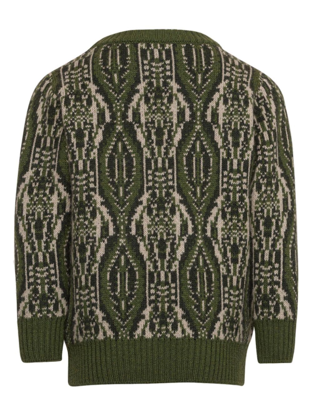 ETRO KIDS Trui met jacquard - Groen