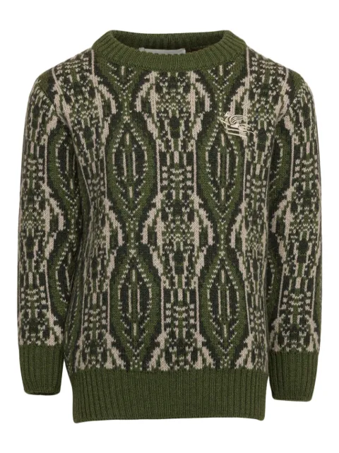 ETRO KIDS jacquard jumper