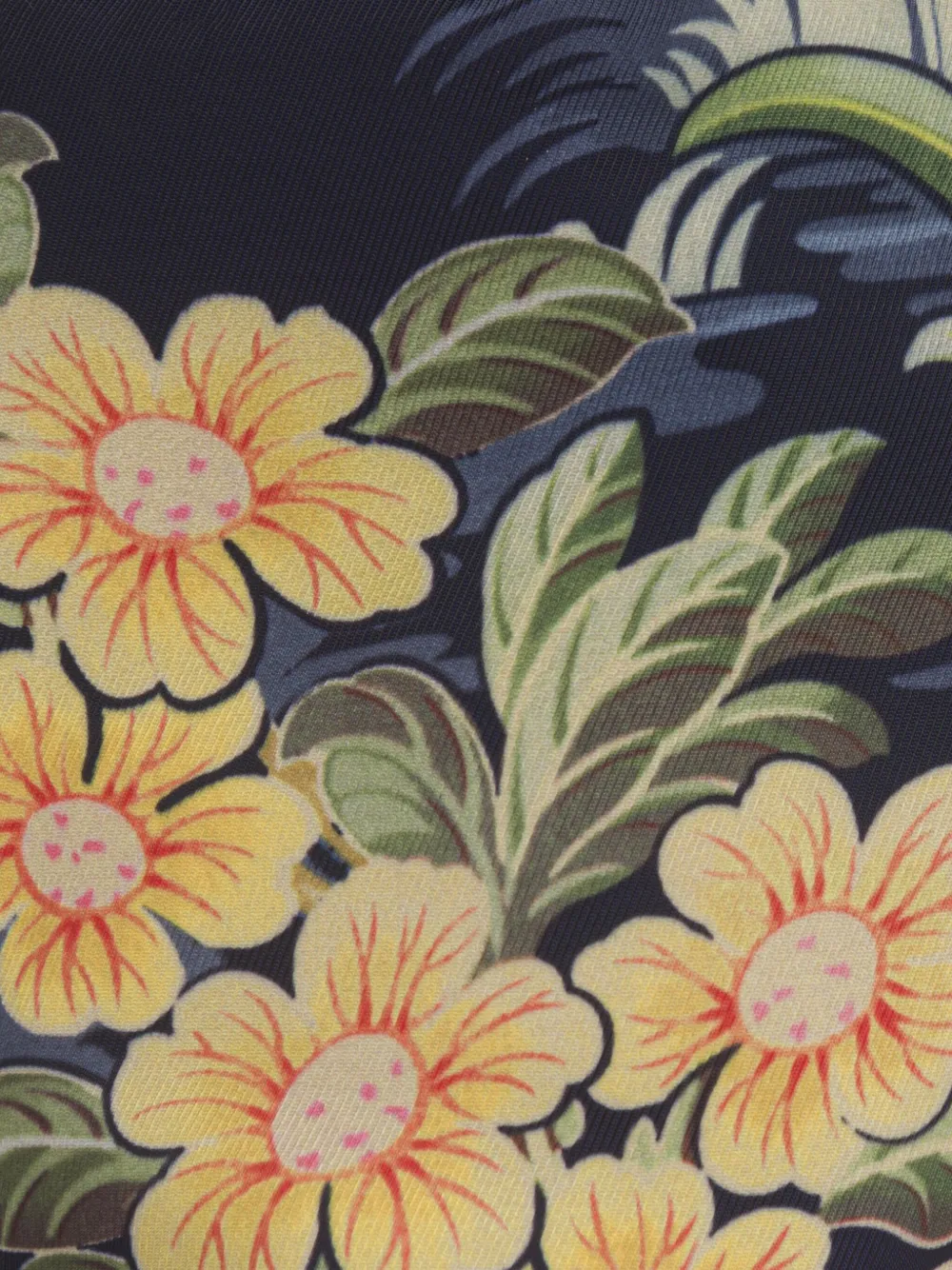 ETRO KIDS Bucket-tas met bloemenprint Geel