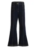 ETRO KIDS Topstitched bootcut jeans - Blue