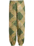 ETRO KIDS paisley-print track pants - Green