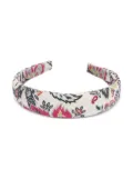 ETRO KIDS paisley-print headband - White