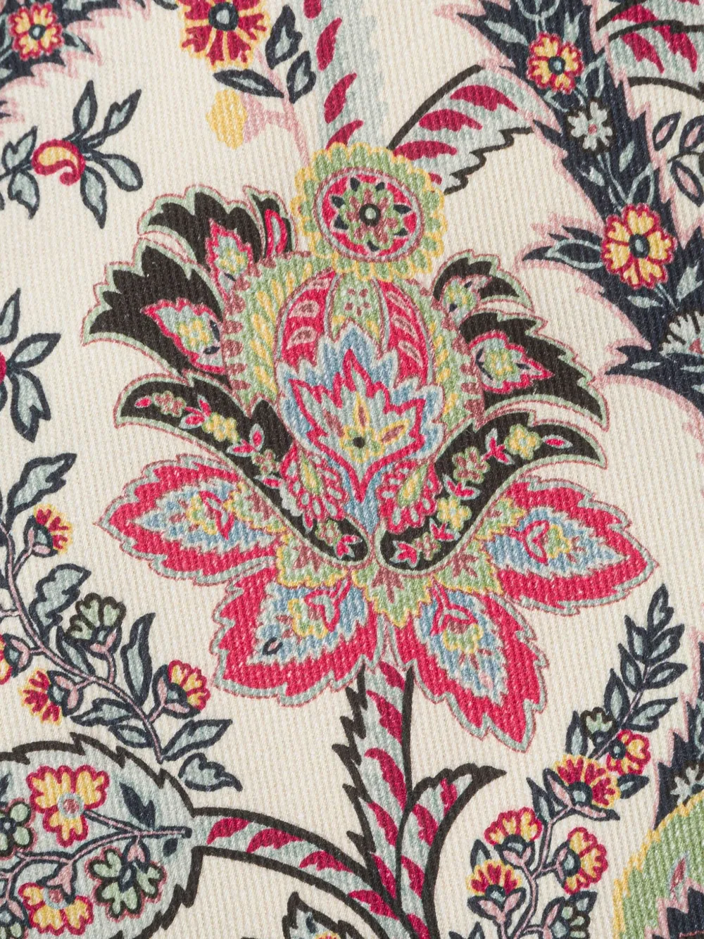 ETRO KIDS Straight broek met paisley-print Wit
