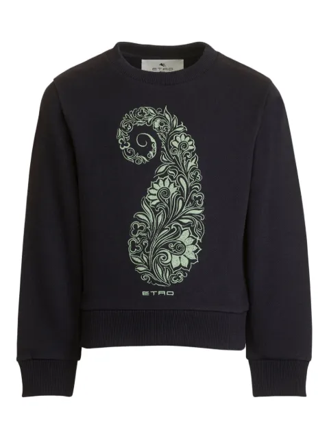 ETRO KIDS embroidered-design sweatshirt