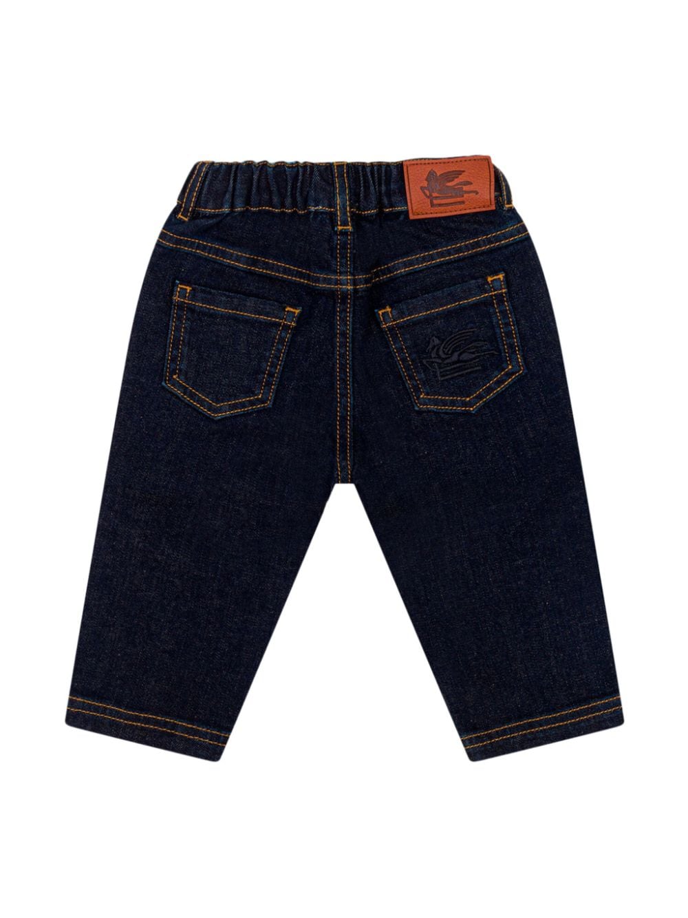 ETRO KIDS Jeans met Pegaso-patroon - Blauw