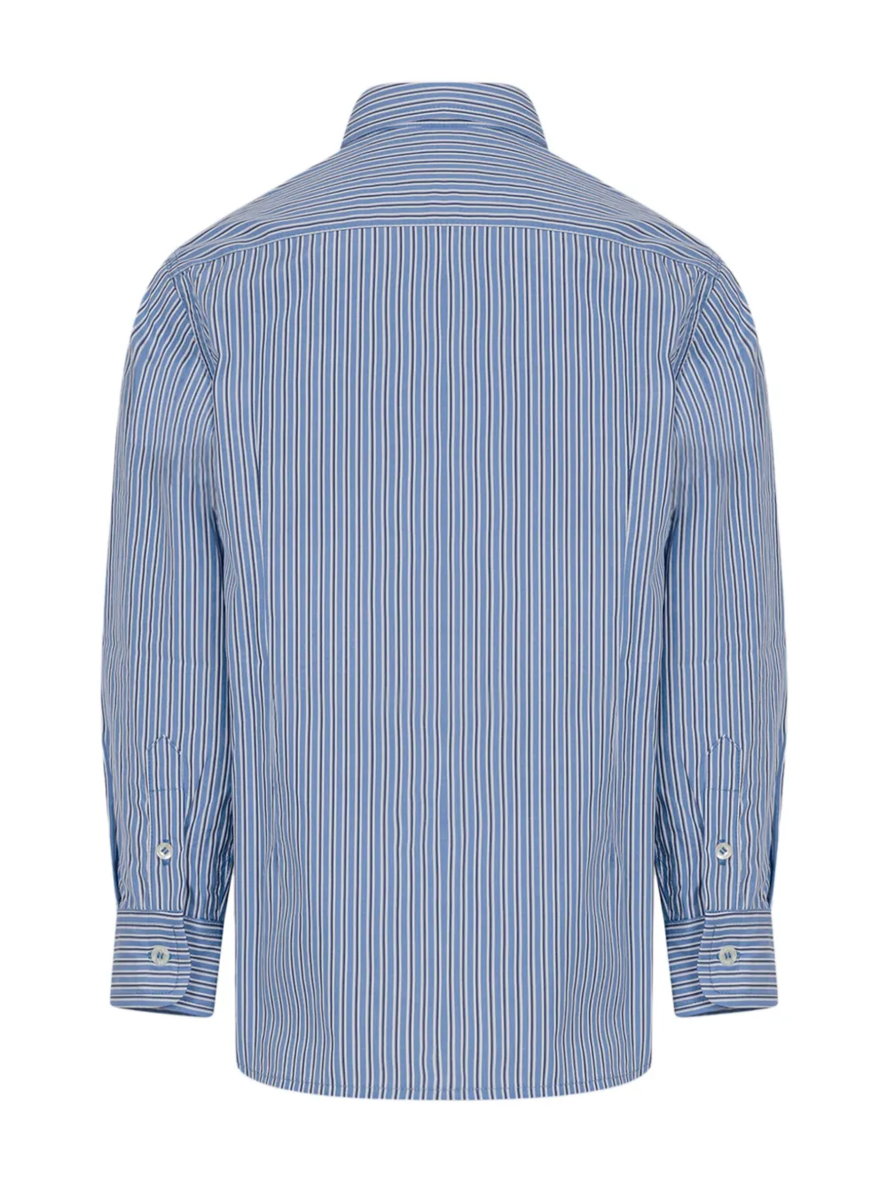 etrokids ETRO KIDS Gestreept shirt met geborduurd logo - Blauw