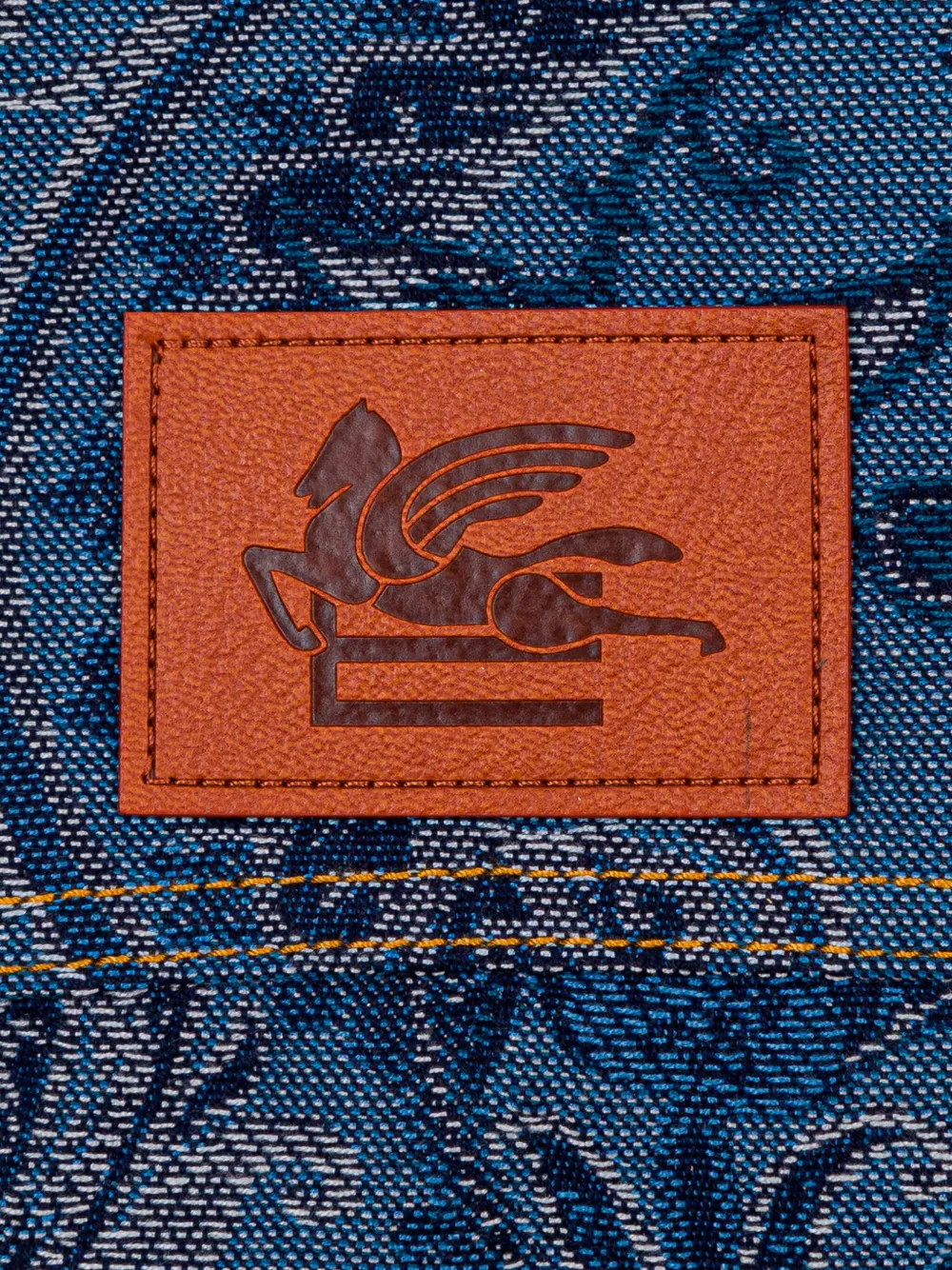 ETRO KIDS Katoenen jack met jacquard Blauw