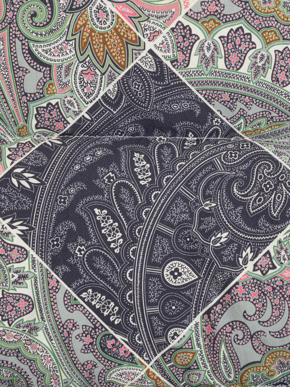 ETRO KIDS Donsjack met paisley-print Blauw