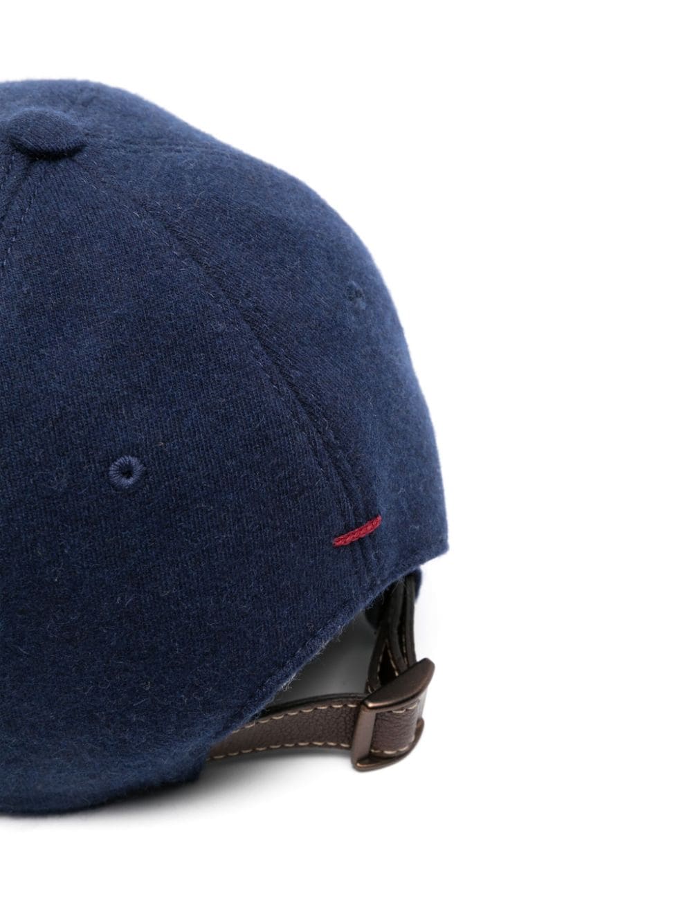 Brunello Cucinelli logo-embroidered baseball cap - Blauw