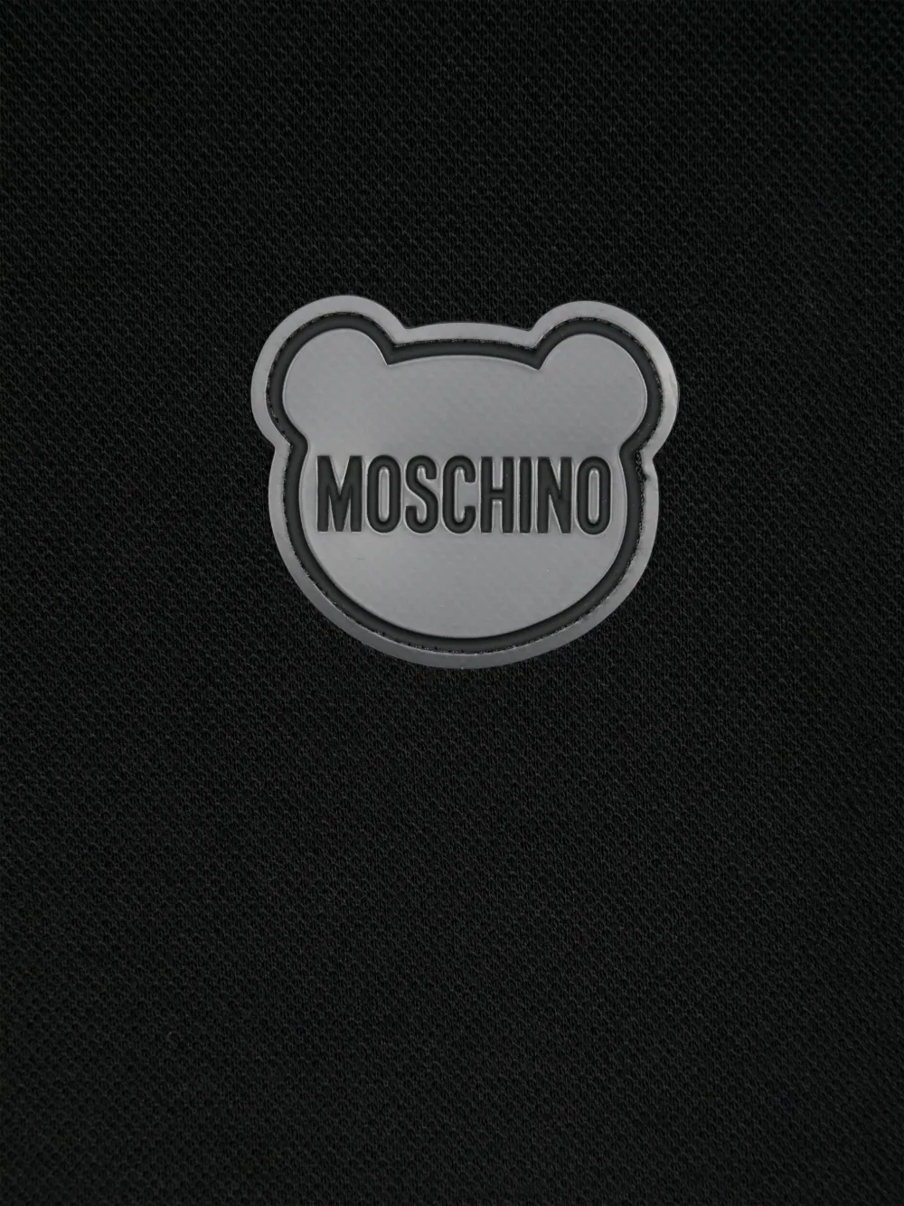 Moschino Logo-patch Tracksuit In Black