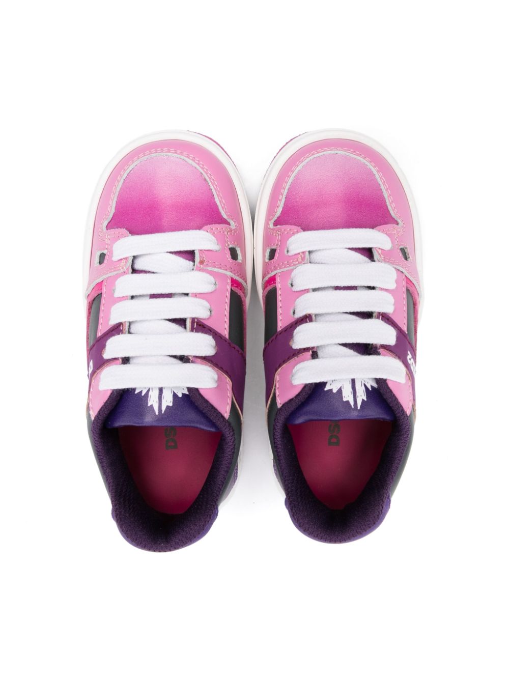 DSQUARED2 KIDS panelled sneakers Pink