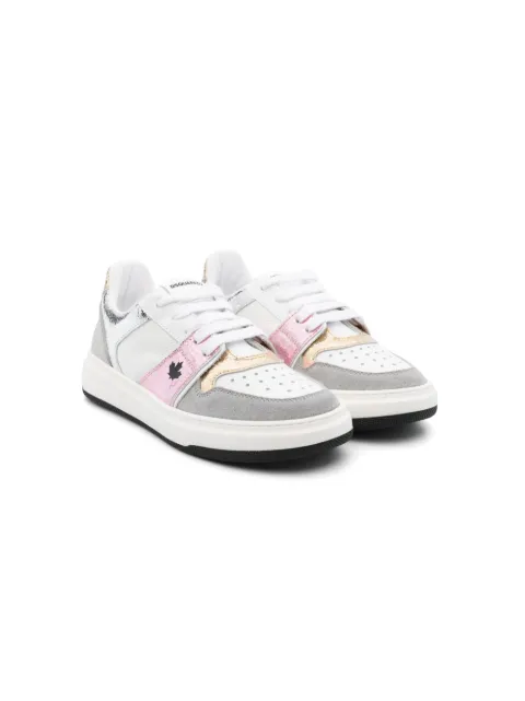 DSQUARED2 KIDS metallic-detail sneakers