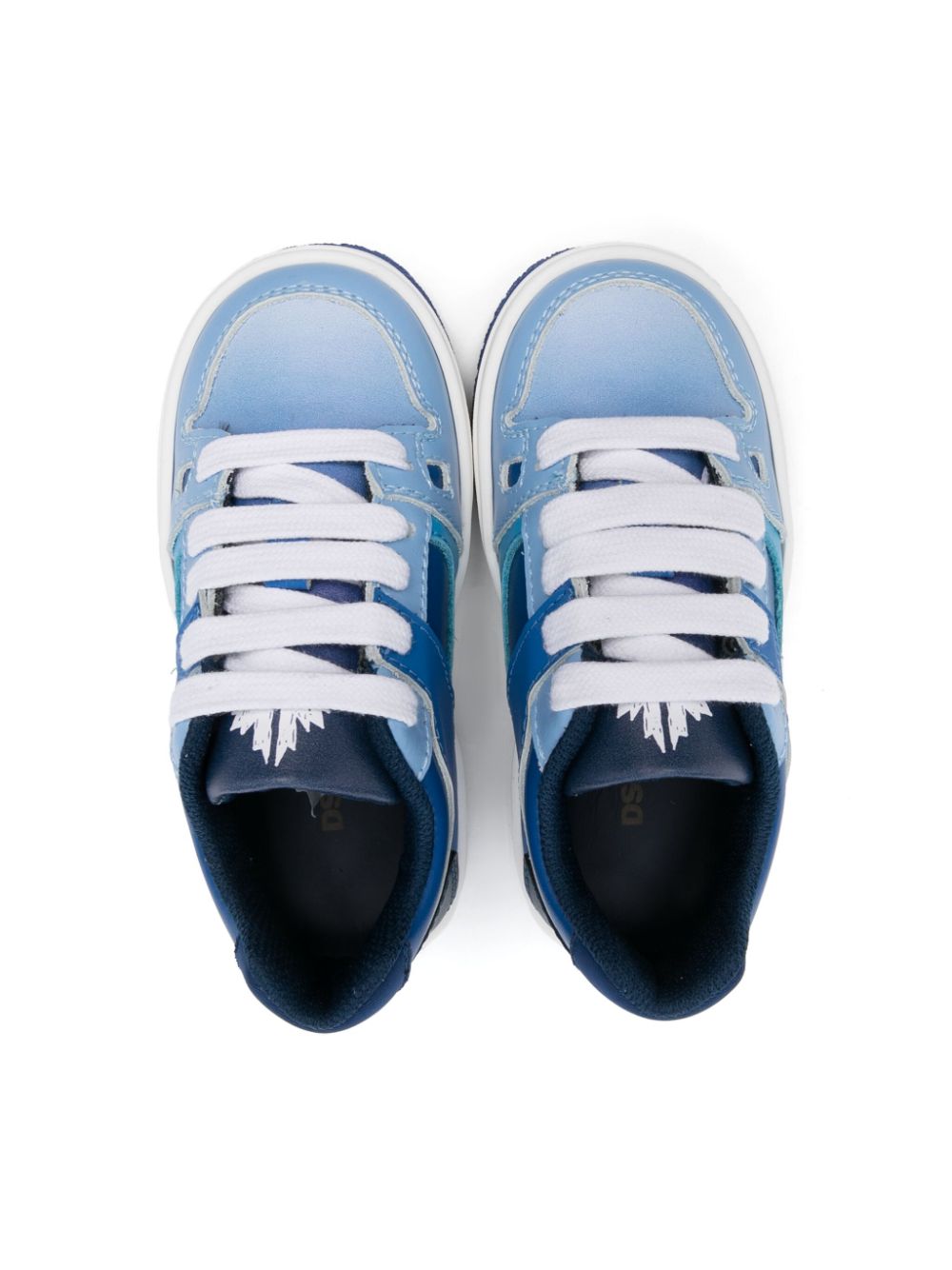 DSQUARED2 KIDS Sneakers met vlakken Blauw