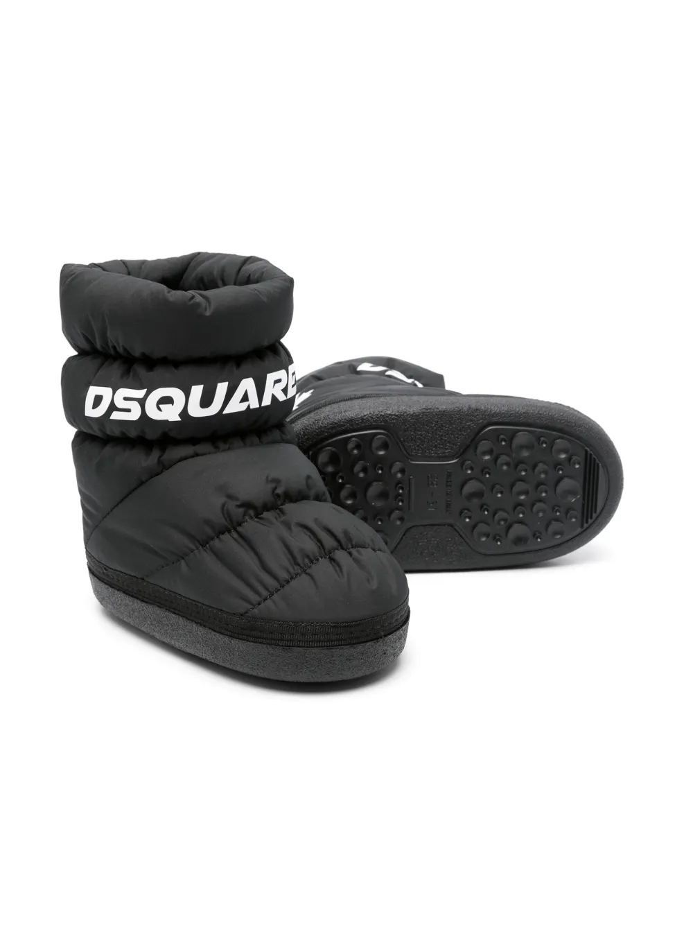 DSQUARED2 KIDS Padded Snow Boots Black FARFETCH