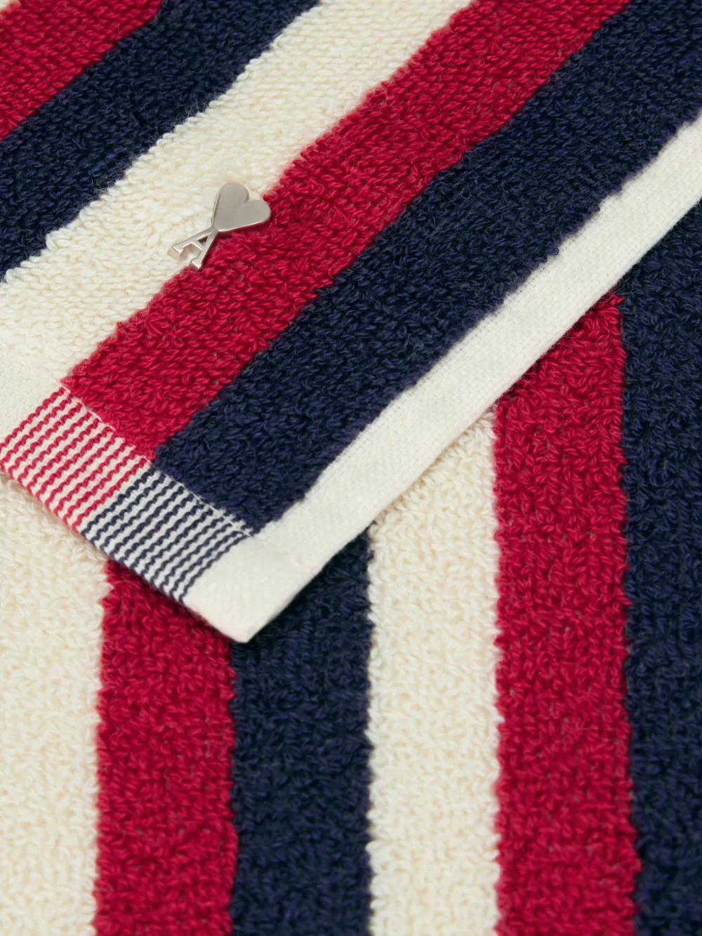 Ami Alexandre Mattiussi La Plage Ami Striped Beach Towel In Multi