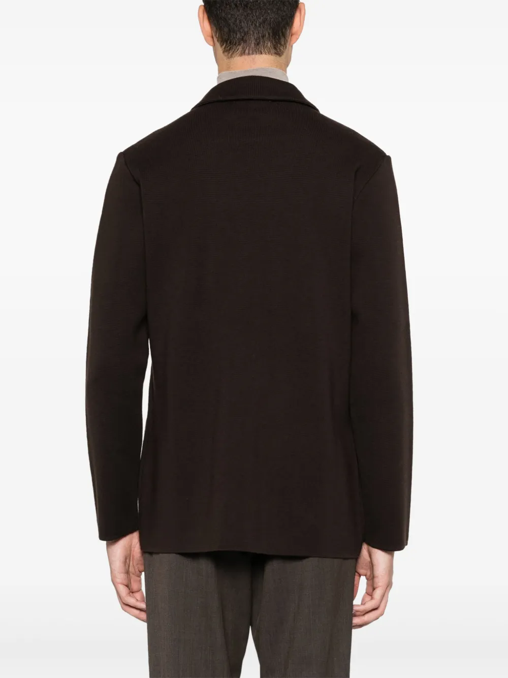Lardini Blazer met broche Bruin