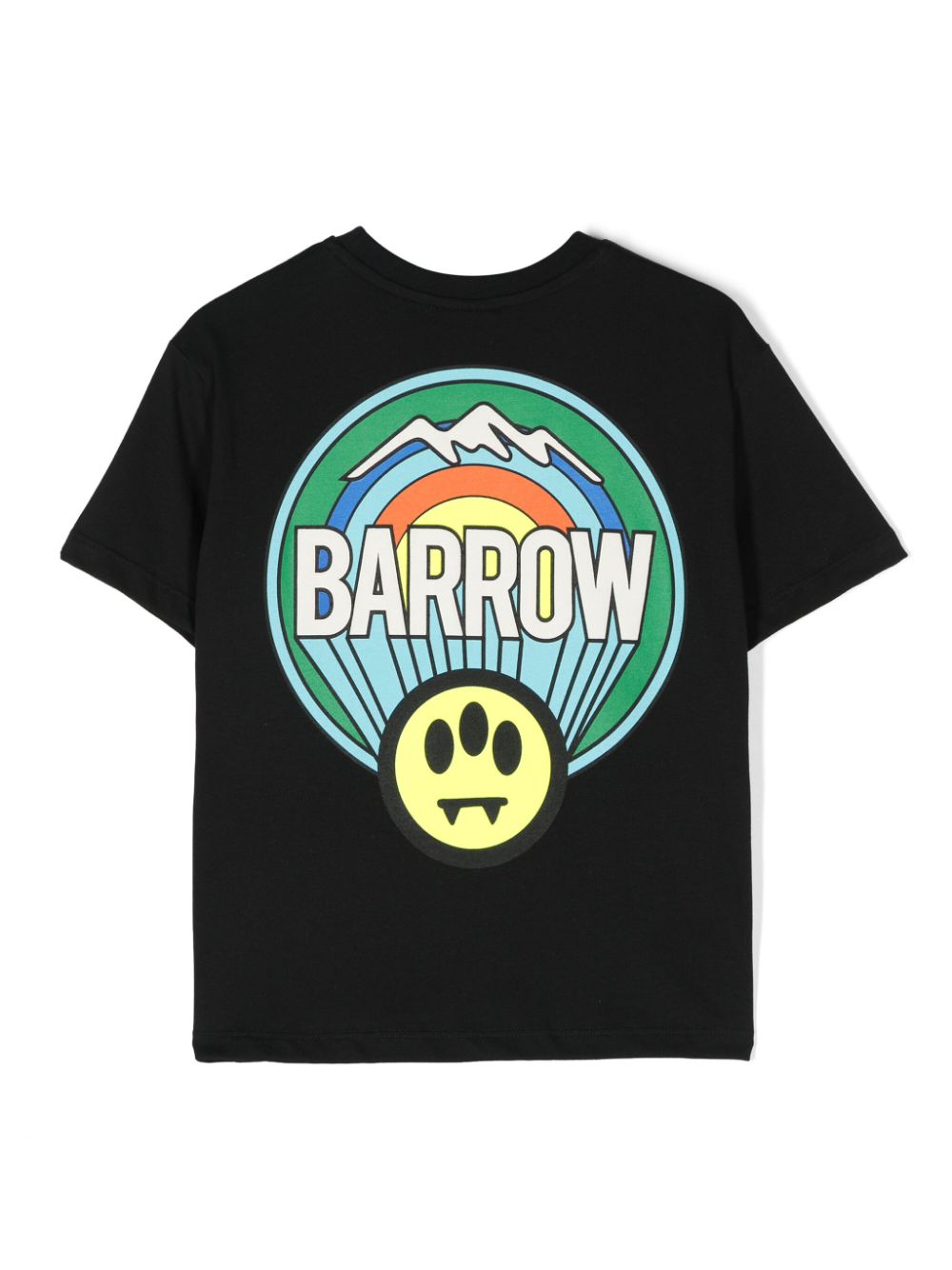 Barrow kids T-shirt met logoprint - Zwart